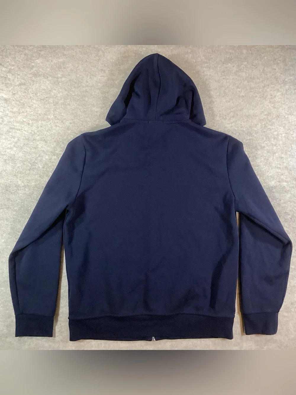 Men's Navy Zip-Up Hoodie